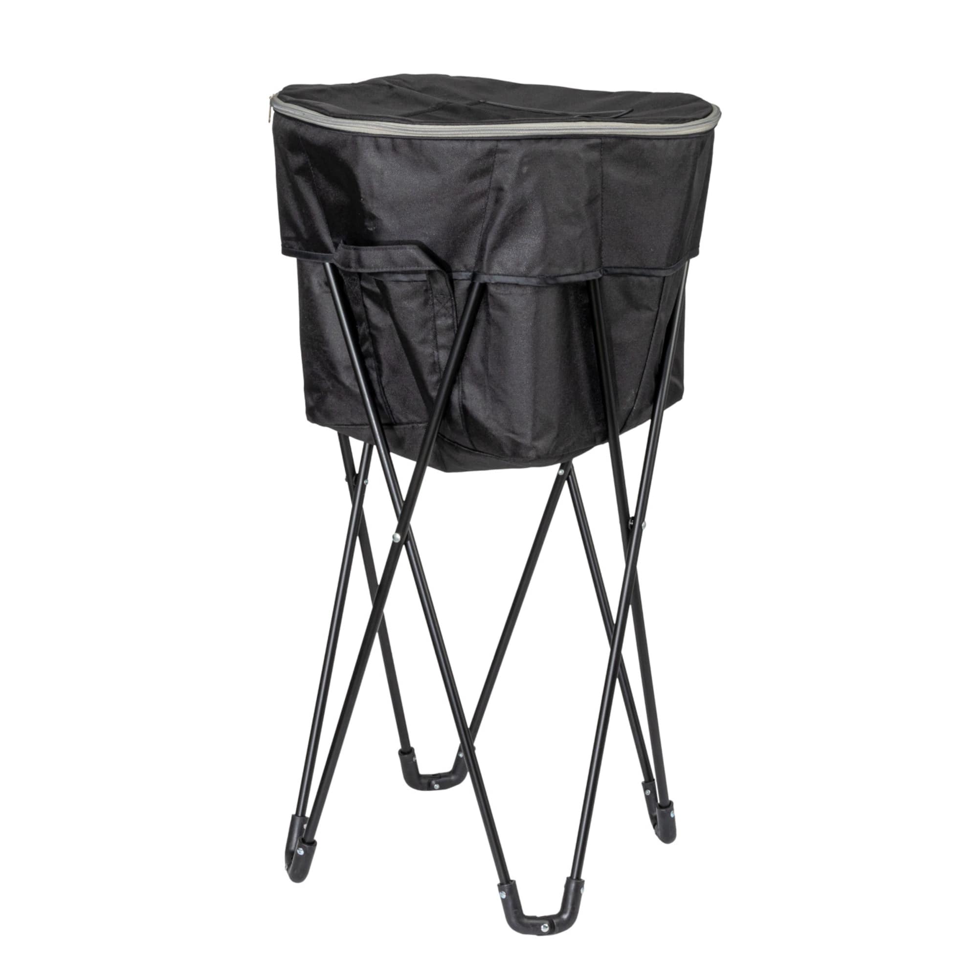 Household Essentials 2.75ft. Black Thermal Standing Cooler with Travel Bag